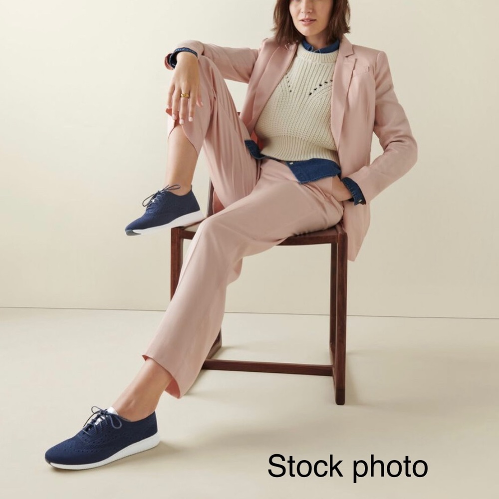 COLE HAAN ZERO GRANDE PEACOAT SUEDE OXFORD SNEAKERS